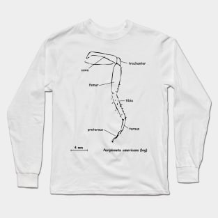 Cockroache leg, labeled Long Sleeve T-Shirt